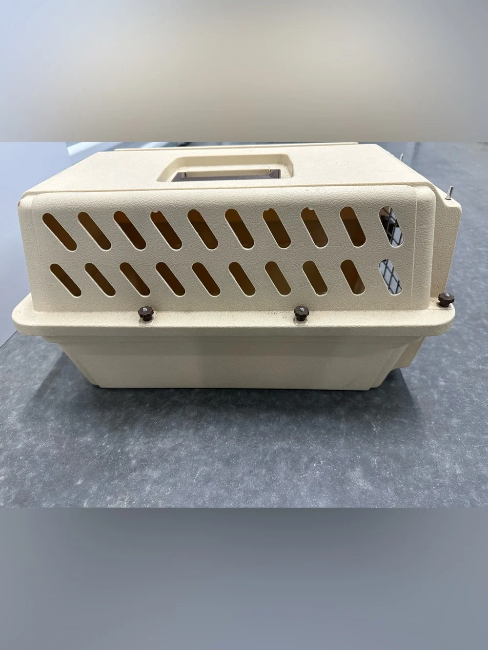 KENNEL CAB II Travel Carrier Hard Sided Dog Cat Transport Animal Crate Small 19”